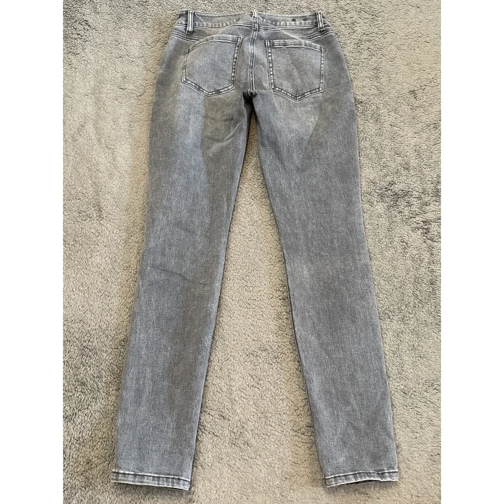Cabi Jeans Womens 0 High Rise Skinny Vapor Gray Wash Denim Distressed 3939